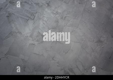 Grey concrete background for design. Texture. Pattern. Trendy color Ultimate Grey of the 2021 year. Stock Photo
