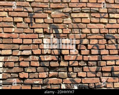 An old  brick wall perfect for background Stock Photo