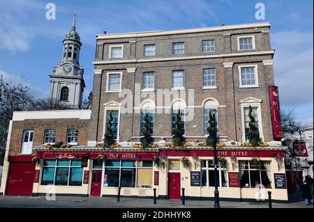 The Mitre Hotel, Greenwich, London Stock Photo