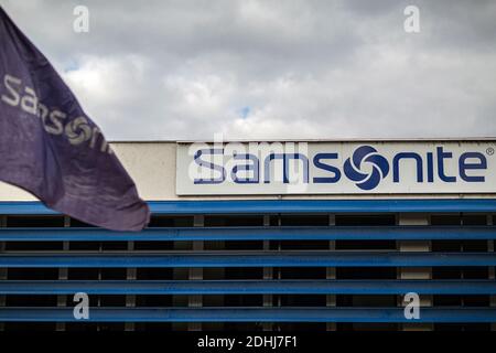 Samsonite new assembly plant in Szekszárd near the Hungarian capital, Budapest. Stock Photo