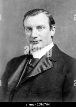 WALDEMAR HAFFKINE (1860-1930) Franco-Russian bacteriologist  and microbiologist who discovered an anti-cholera vaccine. Stock Photo