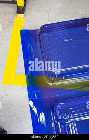 Samsonite new assembly plant in Szekszárd near the Hungarian capital, Budapest. Stock Photo