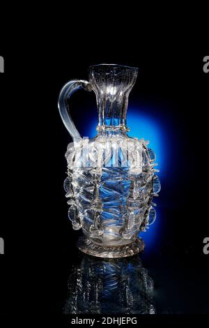 George Ravenscroft Glass 1 pint Jug 1675 to 1685 Stock Photo - Alamy