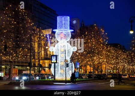 Christmas Lights On Kurfürstendamm Boulevard, Berlin Stock Photo - Alamy