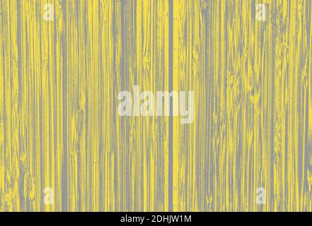 Old brown vintage grunge background made of vertical wooden boards trending color of 2021. Stock Photo