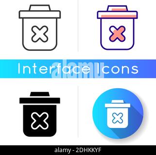 Delete icon Stock Vector