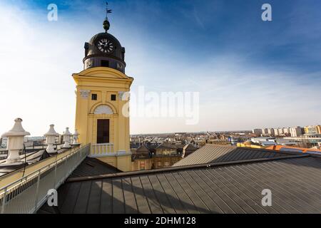 Reformed Great Church in Debrecen city, Hungary Stock Photo
