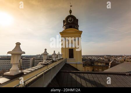 Reformed Great Church in Debrecen city, Hungary Stock Photo