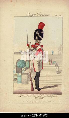 Figurine CBG Mignot 1er Empire - Garde Au Drapeau Des Grenadiers Hollandais - Plomb Peint 60mm