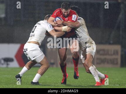 Toulouse's Romain Ntamack during the Heineken Champions Cup, Pool A match  at Coventry Building Society Arena, Coventry. Picture date: Saturday  January 15, 2022 Stock Photo - Alamy