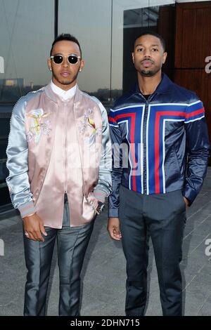 TeamMBJ on Instagram: “Michael B Jordan and Lewis Hamilton at @louisvuitton  #louisvuitton #paris #menswear @michaelbjorda…