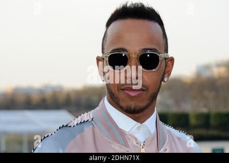 Lewis Hamilton and Michael B. Jordan arriving to the Louis Vuitton  collection presentation as part of Paris Menswear Fall-Winter 2016-2017  Fashion Week on January 21, 2016 in Paris, France. Photo by Aurore