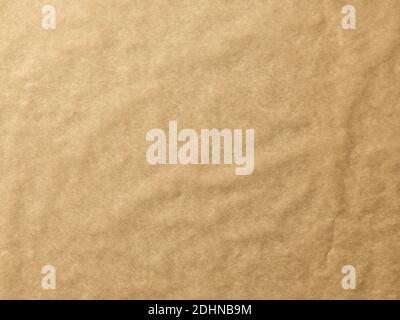 smooth brown baking paper background Stock Photo