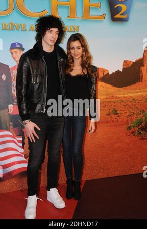 Julian Perretta, Elisa Bachir Bey attending Les Tuche 2 : Le Reve Americain held at the Opera Gaumont in Paris, France on January 25, 2016. Photo by Alain Apaydin/ABACAPRESS.COM Stock Photo