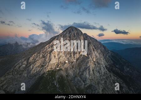 Mount Giona, the Highest Mountain of Southern Greece, panoramic view of ...