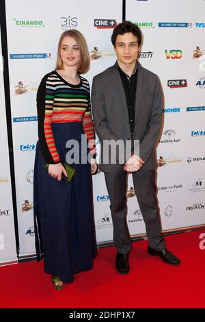 Lou Roy-Lecollinet and Quentin Dolmaire attending the 21Th Ceremony of Lumieres de la Presse Etrangere in Espace Pierre Cardin in Paris, france, on February 8, 2016. Photo by Audrey Poree/ ABACAPRESS.COM Stock Photo