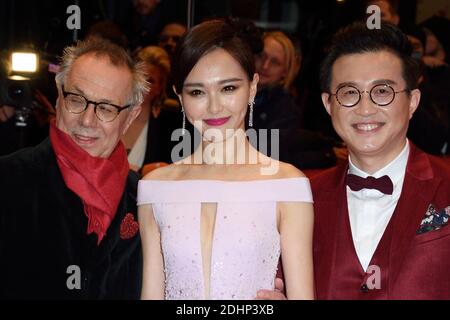 Dieter Kosslick and Chinese actress Tang Yan attending the Opening Ceremony and the 'Hail, Caesar' Premiere during the 66th Berlinale, Berlin International Film Festival in Berlin, Germany on February 11, 2016. Photo by Aurore Marechal/ABACAPRESS.COM Stock Photo