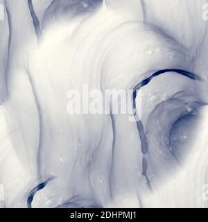 Alcohol ink indigo seamless background. Mixing acrylic paints. Alcohol ink modern abstract painting, modern art. Abstract colorful background, wallpap Stock Photo