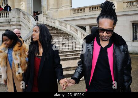 Kelly Rowland and boyfriend attending during the Chloe show as ..., 画像サイズ:450x320