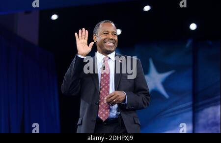 GOP Presidential candidate Ben Carson speaks during CPAC 2016 March 4 ...