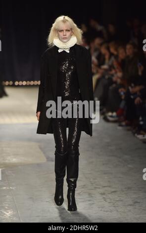 Marjan Jonkman walks on the runway during the Fendi Haute Couture Fall ...