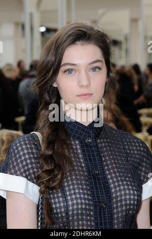 Anamaria Vartolomei attending the Chanel show as part of the Paris