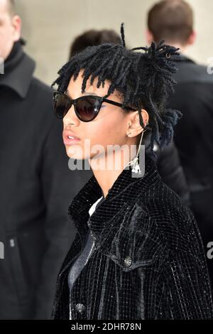 Jaden Smith and Willow Smith - People arriving at the Louis Vuitton PAP F/W  2019/2020 fashion show in Paris. defile de mode pret-a-porter autome-hiver  2019/2010 Chanel a Paris. (Photo by Lionel Urman/Sipa