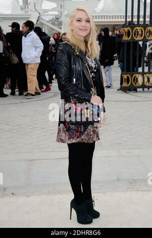 Camille Seydoux attending the Valentino show at the Tuileries as