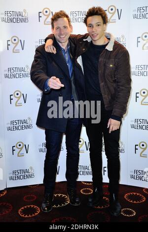 Alexis Loret and Corentin Fila attending the 'Quand on a 17 ans' Premiere as part of the 6th Festival 2 Valenciennes in Valenciennes, France on March 18, 2016. Photo by Aurore Marechal/ABACAPRESS.COM Stock Photo