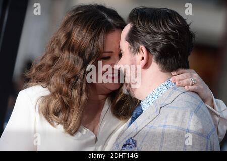 Melissa McCarthy and Ben Falcone attend the premiere of Universal Pictures The Boss in Los Angeles, CA, USA, on Mars 28, 2016. Photo by Lionel Hahn/ABACAPRESS.COM Stock Photo