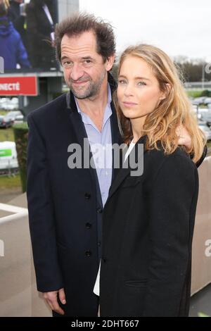 STEPHANE DE GROODT ET SA FEMME ODILE D'OULTREMONT - 95EME PRIX D'AMERIQUE OPODO A L'HIPPODROME DE VINCENNES Photo by Nasser Berzane/ABACAPRESS.COM Stock Photo