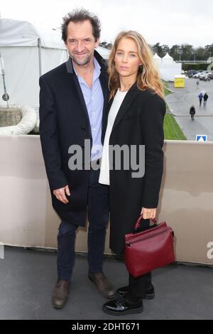 STEPHANE DE GROODT ET SA FEMME ODILE D'OULTREMONT - 95EME PRIX D'AMERIQUE OPODO A L'HIPPODROME DE VINCENNES Photo by Nasser Berzane/ABACAPRESS.COM Stock Photo