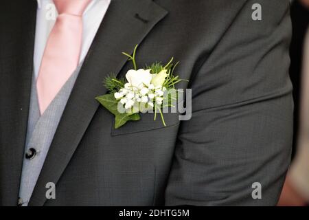 An image of a suit botton Stock Photo