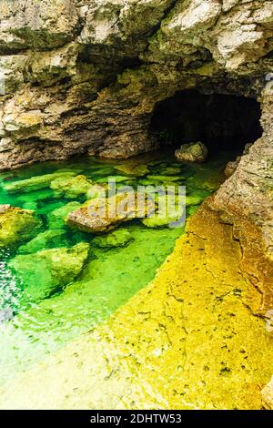 The Grotto Caves Bruce Peninsula National Park Tobermory Ontario Canada Stock Photo