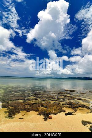 Yonehara Beach, Low Tide, Empty, Ishigaki, Yahema Islands, Ryukyu Islands, Okinawa, Japan