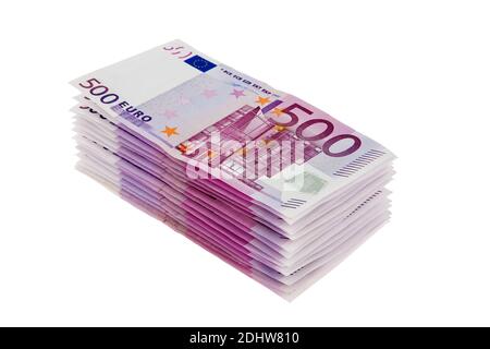 500er Euro-Banknoten Stock Photo