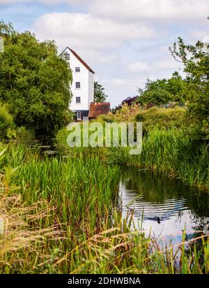 Wyckhambreaux watermill on the Nail Bourneriver at Ickham in Kent UK Stock Photo