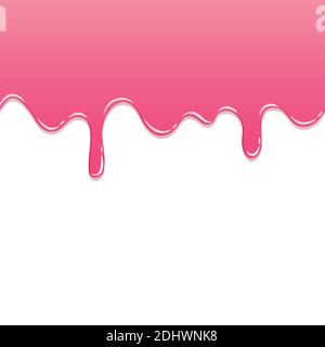 pink sweet melting icing background vector illustration EPS10 Stock Vector