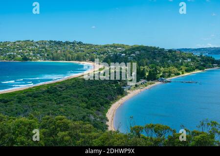 Palm Beach is a suburb in the Northern beaches region of Sydney Stock Photo