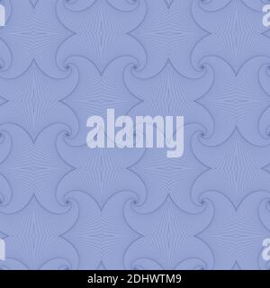 Seamless tile with linear spirals balls in purple. Can be used for cover, advertising, wallpaper, tiles, packaging. Stock Vector