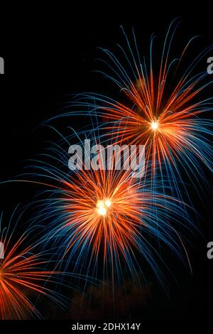 Feuerwerk zu Silvester Stock Photo
