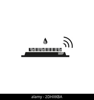 water sensor icon element of plumbing icon for mobile concept and web apps. Thin line water sensor icon can be used for web and mobile. Premium icon Stock Vector