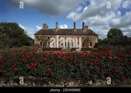 Barrington Court Tudor Manor house in Somerset, England Stock Photo