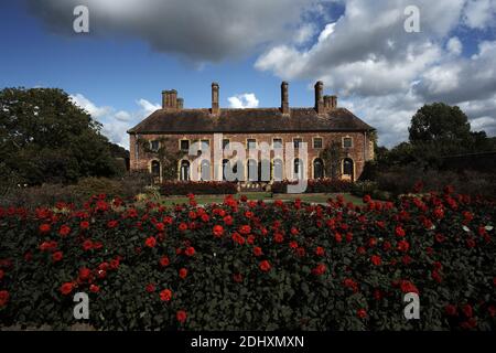 Barrington Court Tudor Manor house in Somerset, England Stock Photo