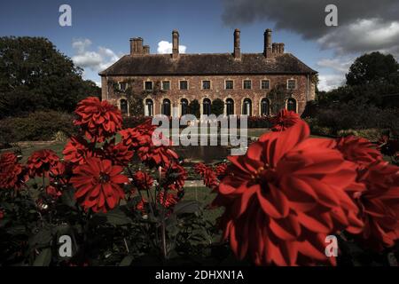 Barrington Court Tudor Manor house in Somerset, England Stock Photo