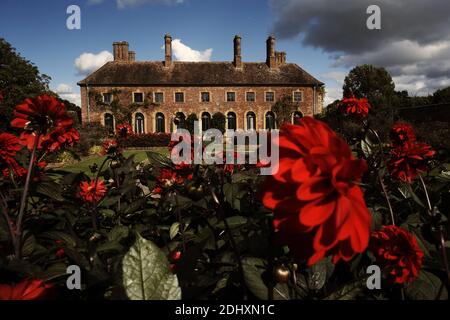 Barrington Court Tudor Manor house in Somerset, England Stock Photo