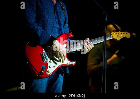 Scottish Musician Mark Knopfler (L) Of Dire Straits Fame Accepts A ...