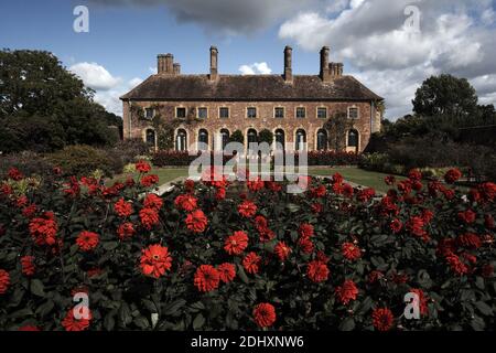 Barrington Court Tudor Manor house in Somerset, England Stock Photo