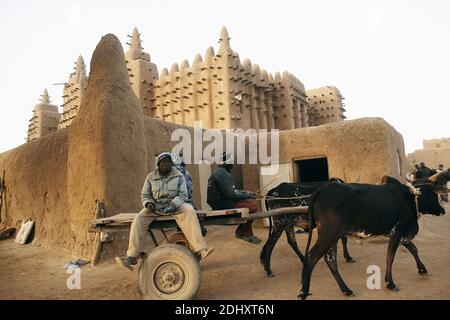 Great Mosque, Djenne, Mopti region,Mali, West Africa.