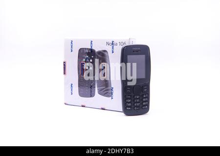 Nokia 105 Mobile sealed box Stock Photo